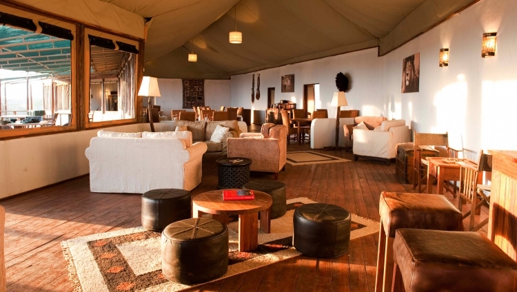 Kusini Camp - In der Lounge 